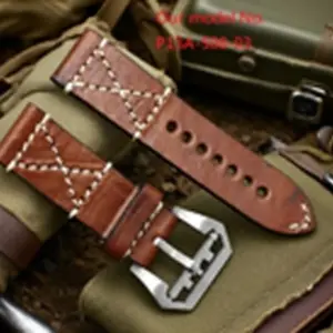 Cowhide leather, Cowboy stripe, brown color